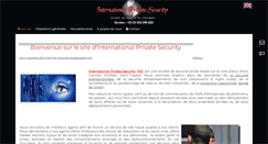 Desktop Screenshot of international-private-security.fr