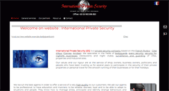 Desktop Screenshot of international-private-security.com