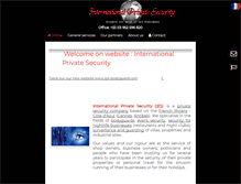 Tablet Screenshot of international-private-security.com